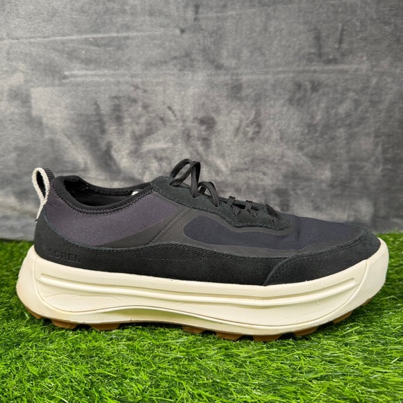 Sorel Shoes - Sorel Ona 503 Black Suede Lace Up Low Top Casual Sneakers Shoes Womens 10.5